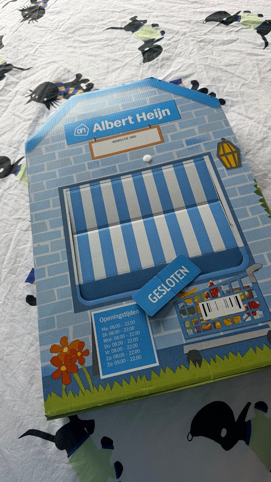 Albert Heijn Supermarkt Speelgoed Set met Kassasysteem, Ophalen, Zo goed als nieuw, Jongen of Meisje