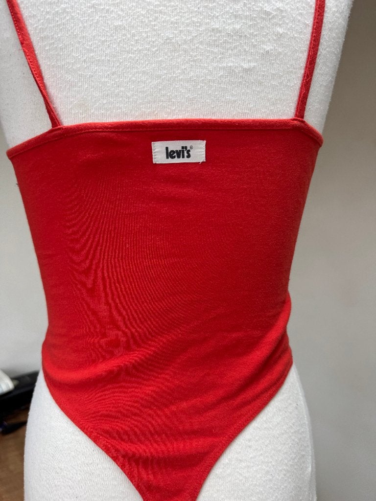 LEVI´S body rood maat XXS netjes D0, Levi's, Ophalen of Verzenden, Rood, Body of Korset
