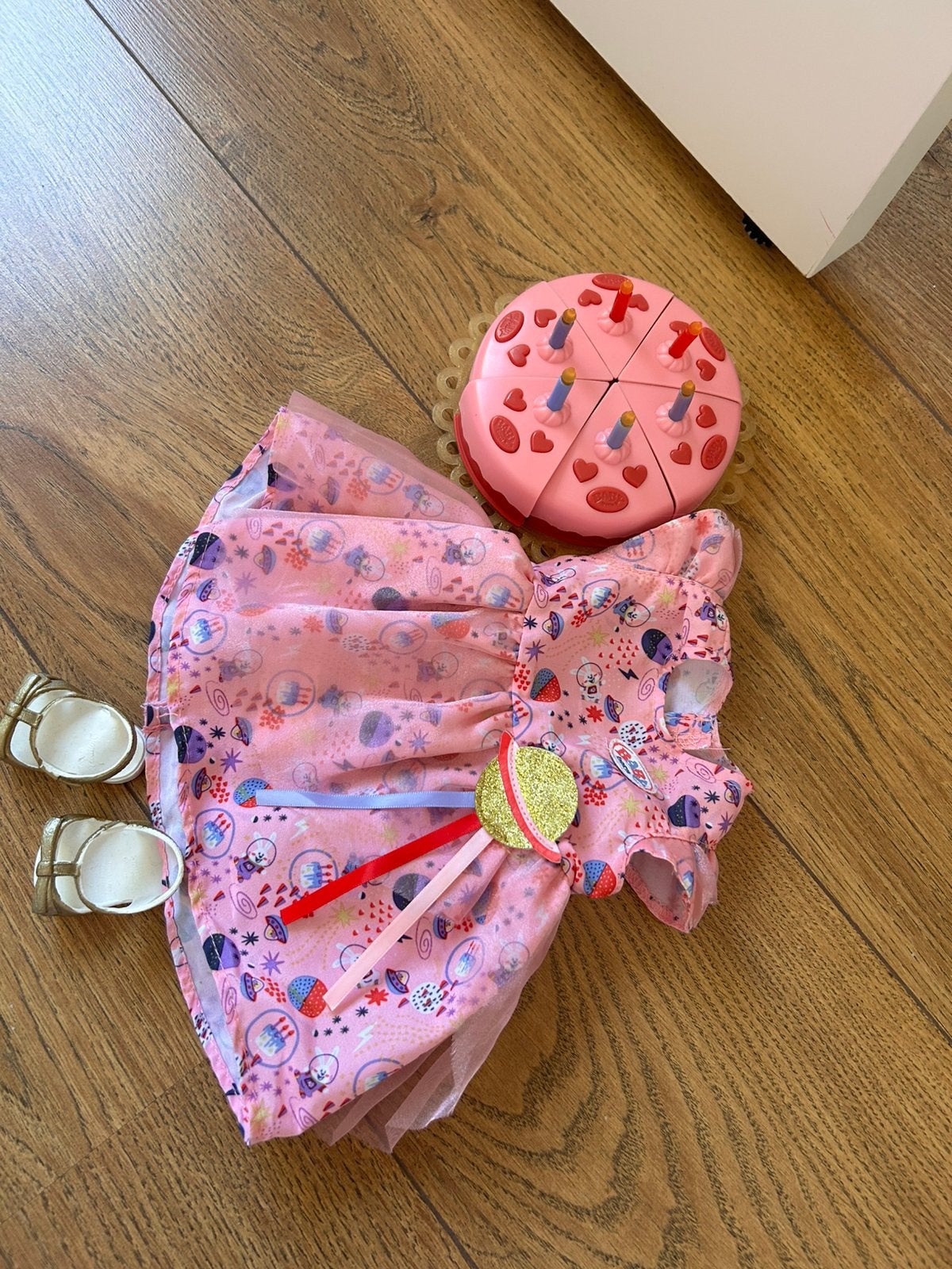 Originele baby born feest set., Ophalen of Verzenden, Zo goed als nieuw, Babypop