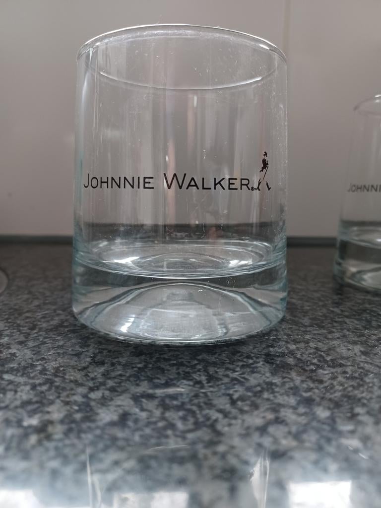 Johnny Walker Whiskey glazen 3x, Verzamelen, Glas en Borrelglaasjes, Ophalen of Verzenden, Zo goed als nieuw, Overige typen