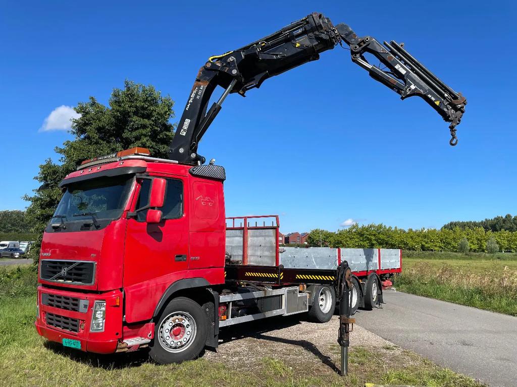 Volvo FH 13.520 with hiab 322 with jib (bj 2008), Automaat, Bedrijf, Diesel, Te koop