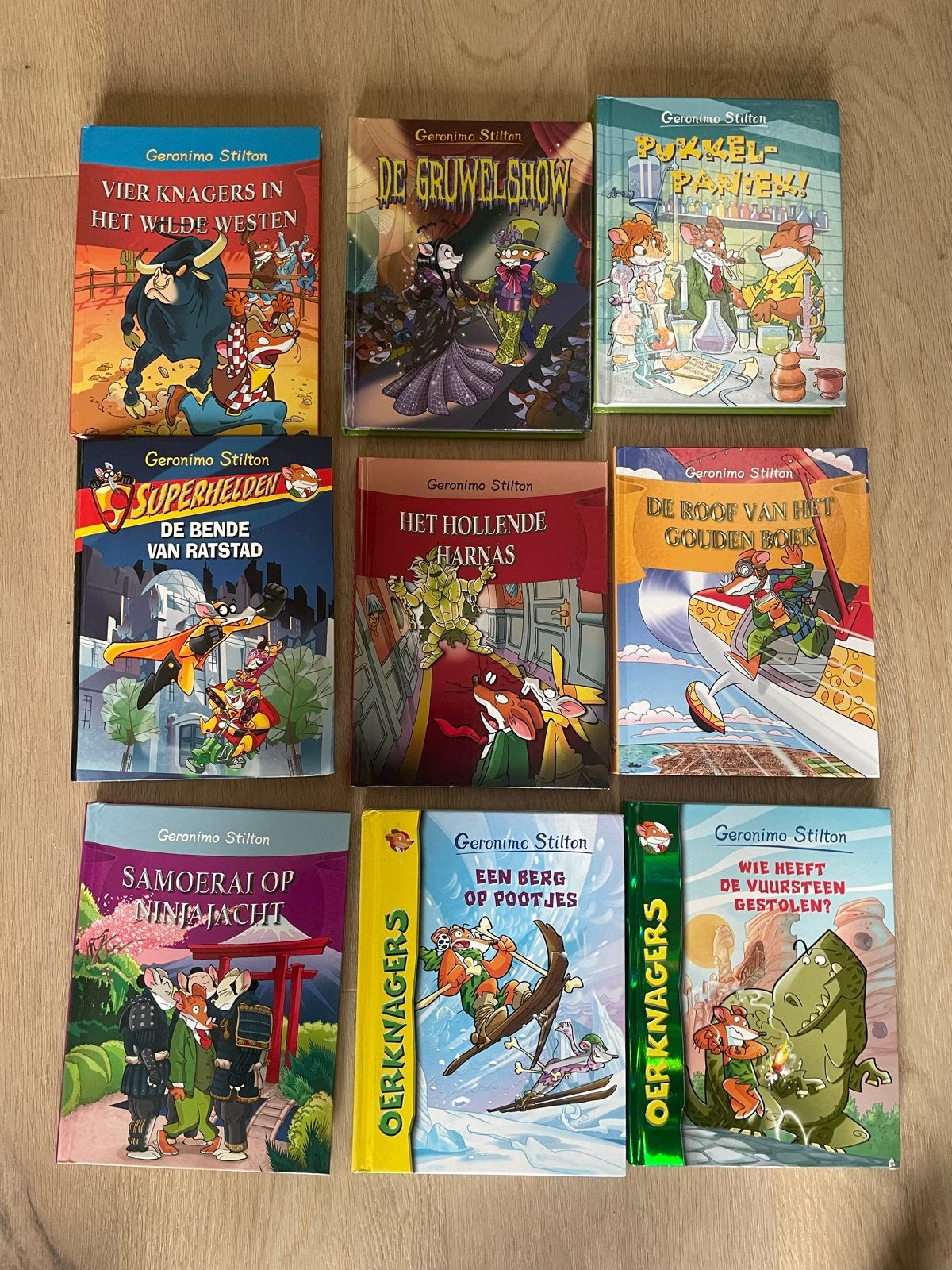 Geronimo Stilton boeken - 9 stuks, Ophalen of Verzenden, Gelezen, Fictie algemeen