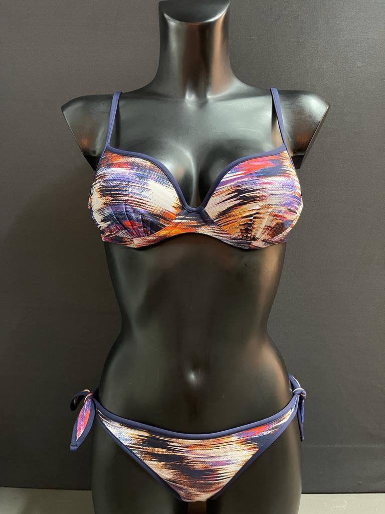 Marie jo bikini maat 70b met strik slip 36 juliette, Verzenden, Nieuw, Meerkleurig, Bikini