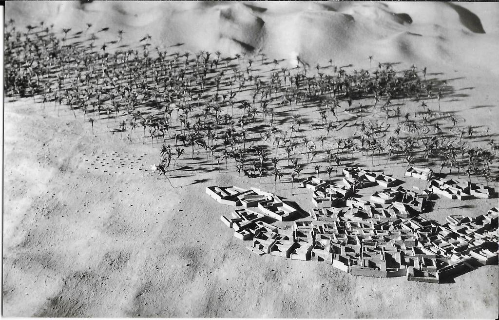 Amsterdam, Tropenmuseum, Afrika, Sahara, maquette oasedorp, Verzenden, 1960 tot 1980, Ongelopen, Noord-Holland