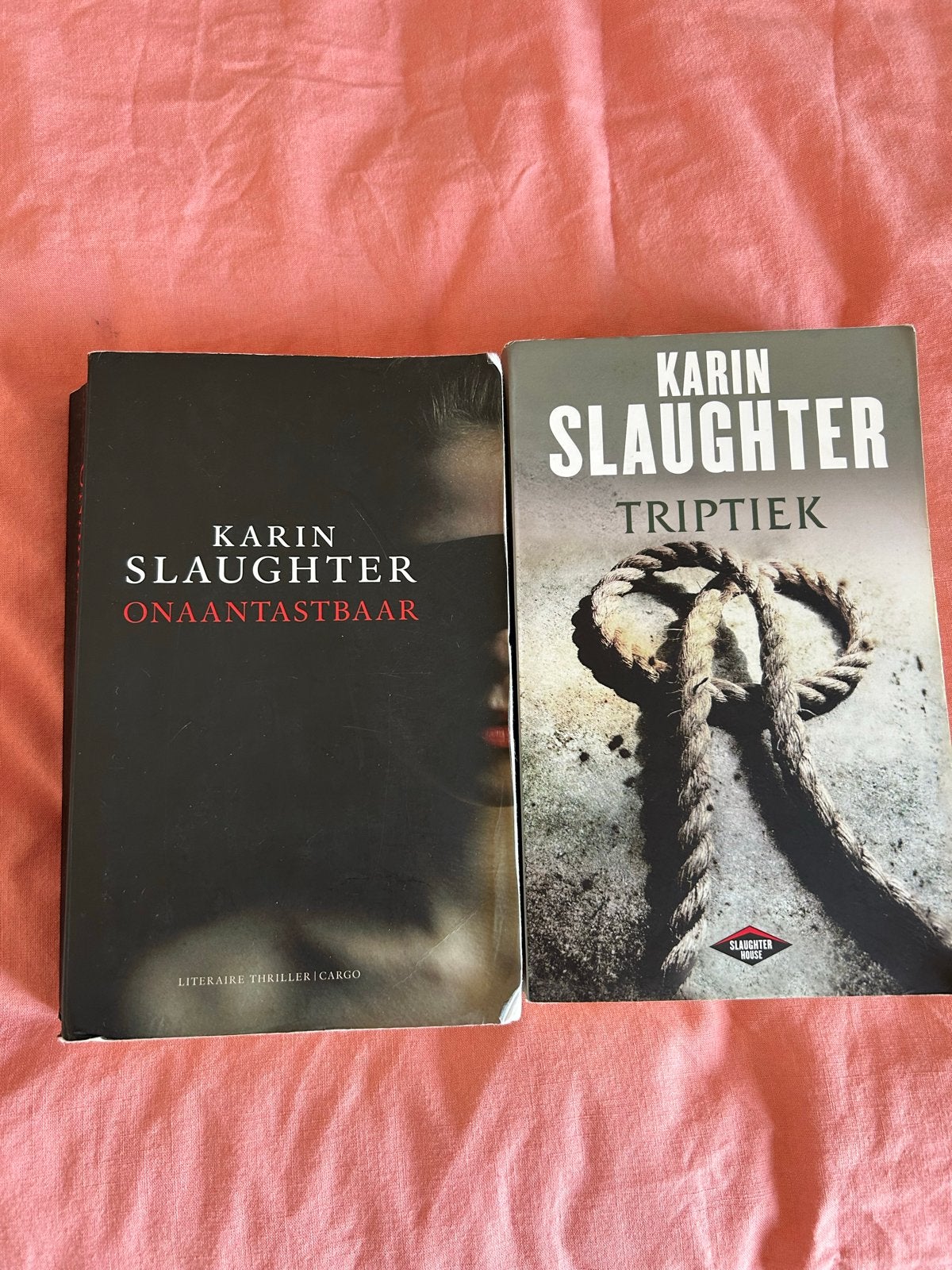Karin Slaughter boeken: Onaantastbaar en Triptiek, Boeken, Thrillers, Gelezen, Wereld overig, Ophalen