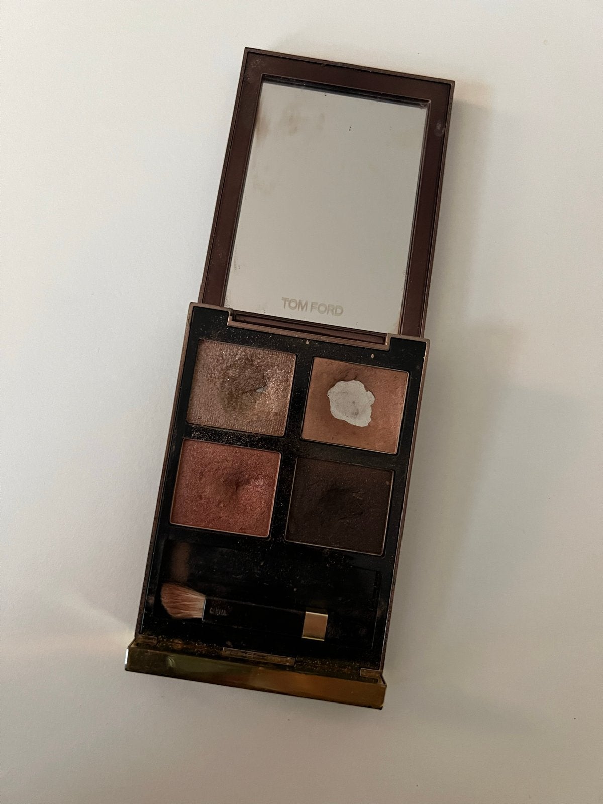 Tom Ford Eye Color Quad - 20 Disco Dust Oogschaduw, Gebruikt, Ophalen of Verzenden, Make-up, Overige kleuren