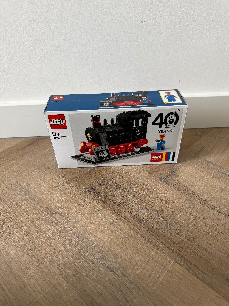 Nieuw sealed Lego stoomtrein set 40370 | 40 Years of Trains, Overige thema's, Lego, Nieuw, Ophalen of Verzenden