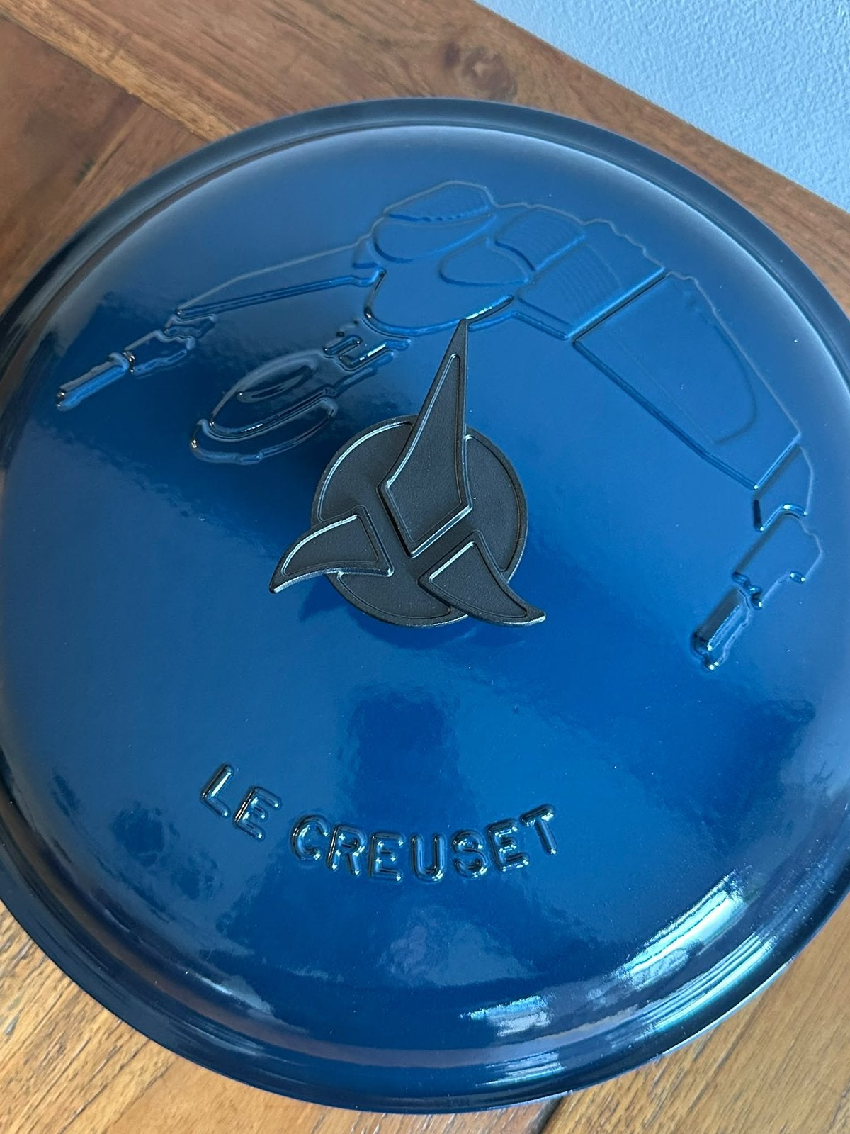 Le Creuset Gietijzeren Klingon Campagnard 30 cm– Star Trek, Ophalen of Verzenden, Nieuw, Gietijzer