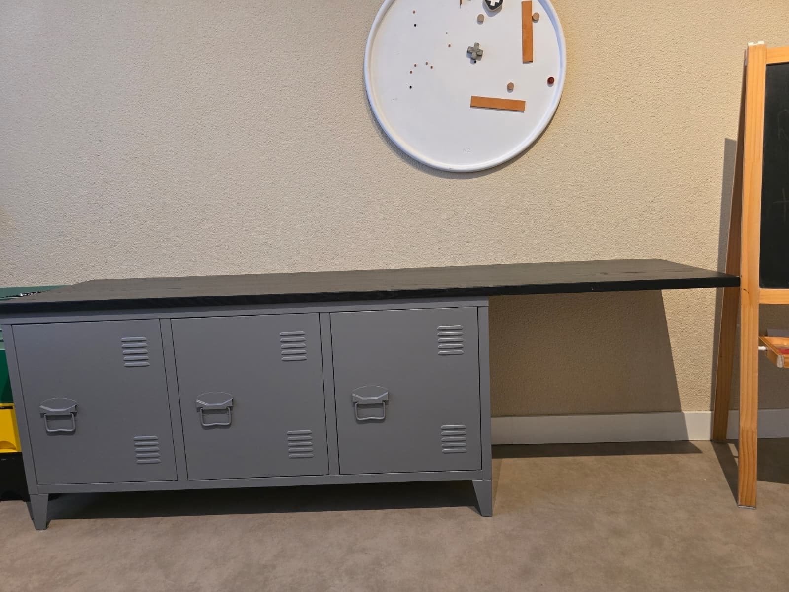 Nette metalen kast / bureau, Ophalen, Gebruikt, 25 tot 50 cm, 50 tot 100 cm