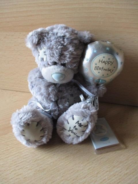 Me to You beany  met Happy Birthday ballon  13cm, Ophalen of Verzenden, Zo goed als nieuw