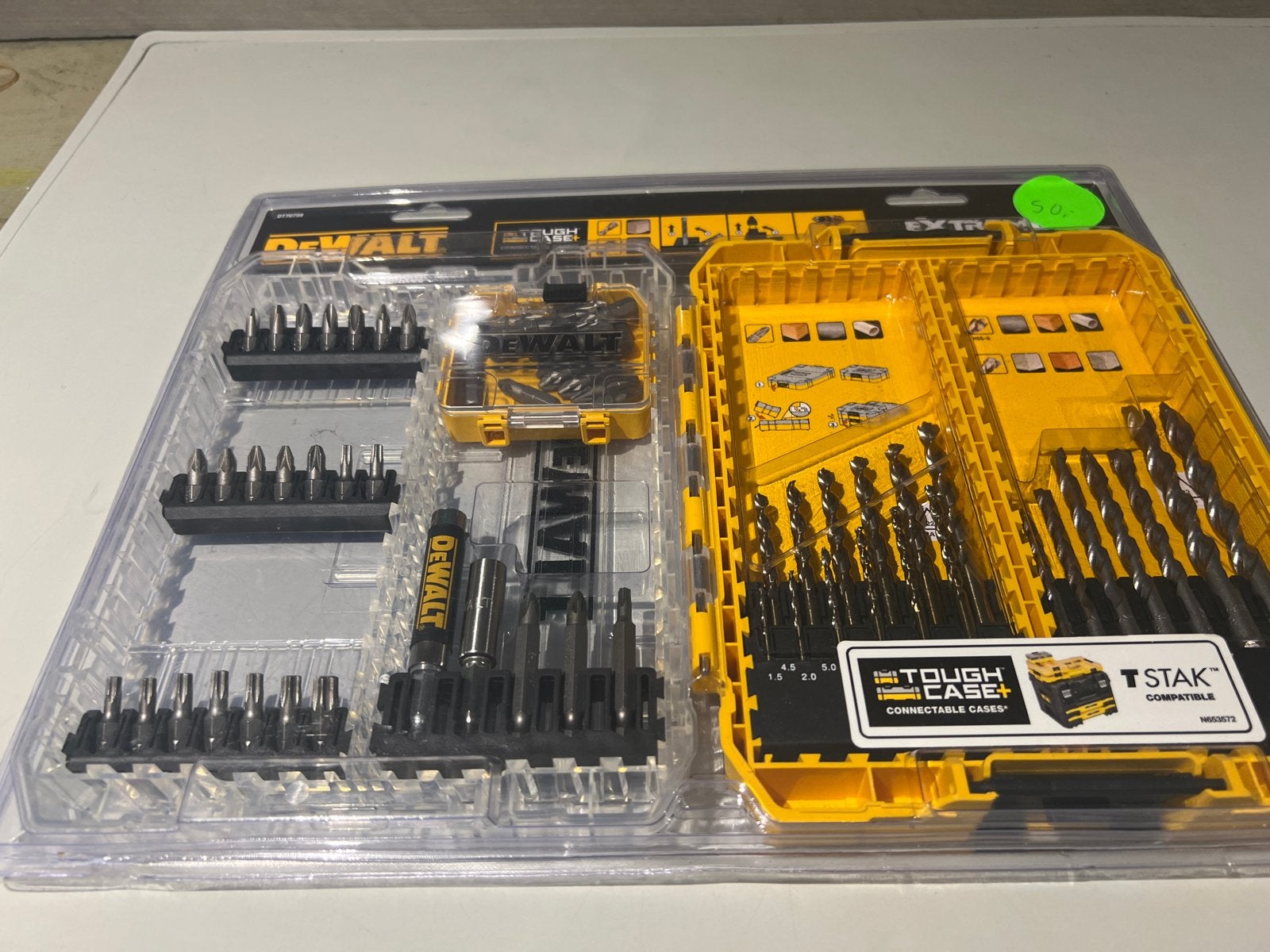 DeWalt Bitset en Boorset - Nieuw in verpakking, Doe-het-zelf en Verbouw, Gereedschap | Handgereedschap, N, DeWalt, N, Bitset