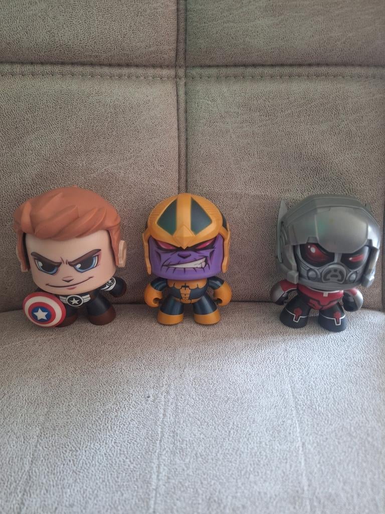 Marvel Funko Pop! Set: Captain America, Thanos, Ant-Man, Ophalen of Verzenden, Zo goed als nieuw