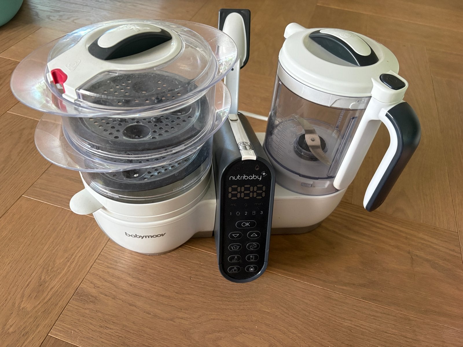 Babymoov Nutribaby: 5-in-1 Babyvoedingmaker, Ophalen, Gebruikt, Stoomfunctie, Babymoov