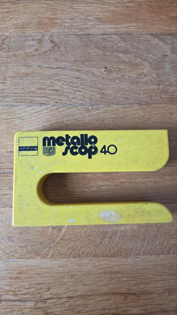 Metallo Scop 40 Metaaldetector - Vintage Handheld, Ophalen of Verzenden, Gebruikt, 30 cm of minder, Overige merken