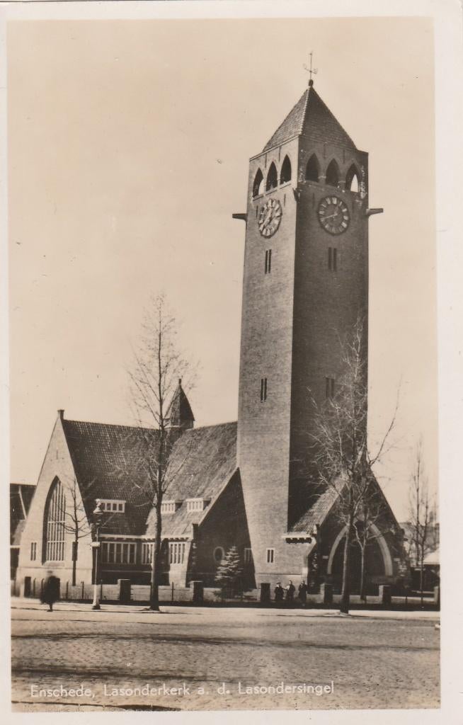enschede- lasonderkerk, Ophalen of Verzenden, 1940 tot 1960, Overijssel