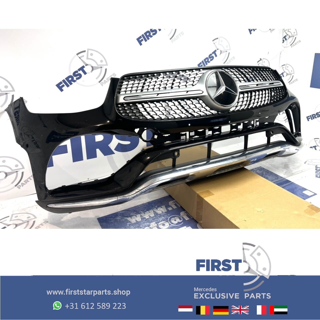 W253 BUMPER GLC AMG FACELIFT origineel Mercedes VOORBUMPER 2