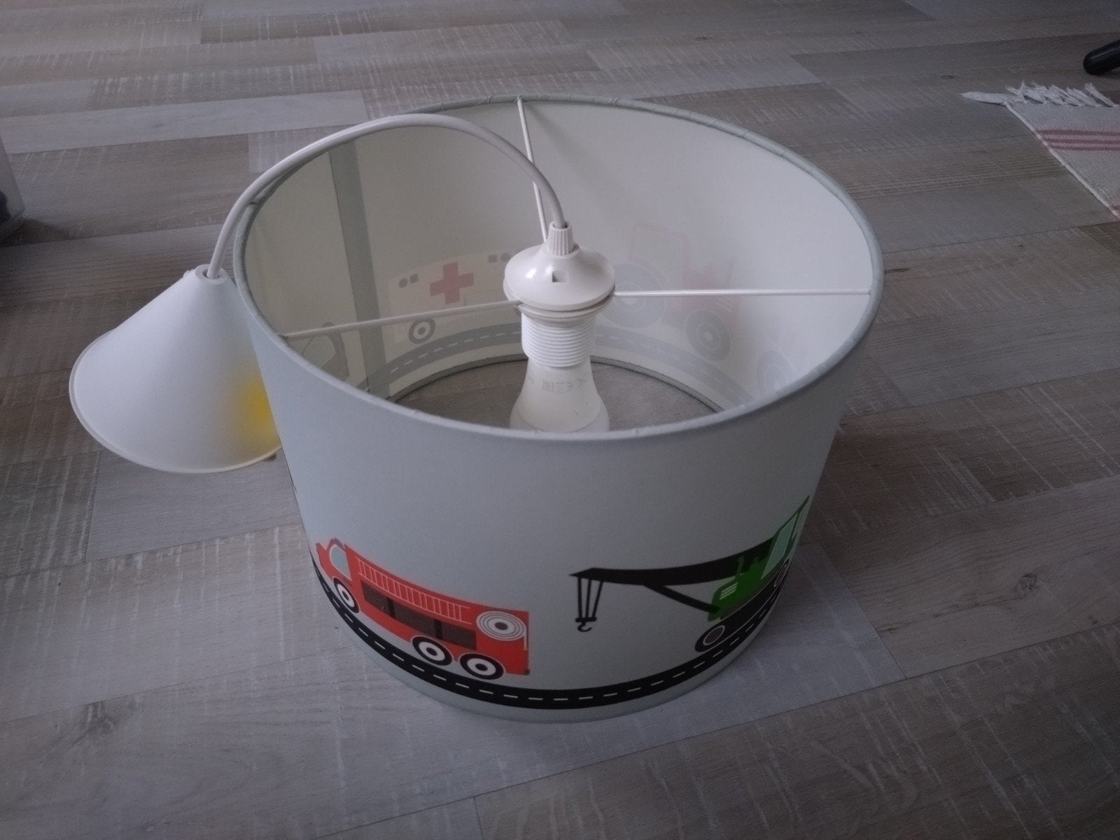 Hanglamp met voertuigen, Ophalen, Zo goed als nieuw, Lamp