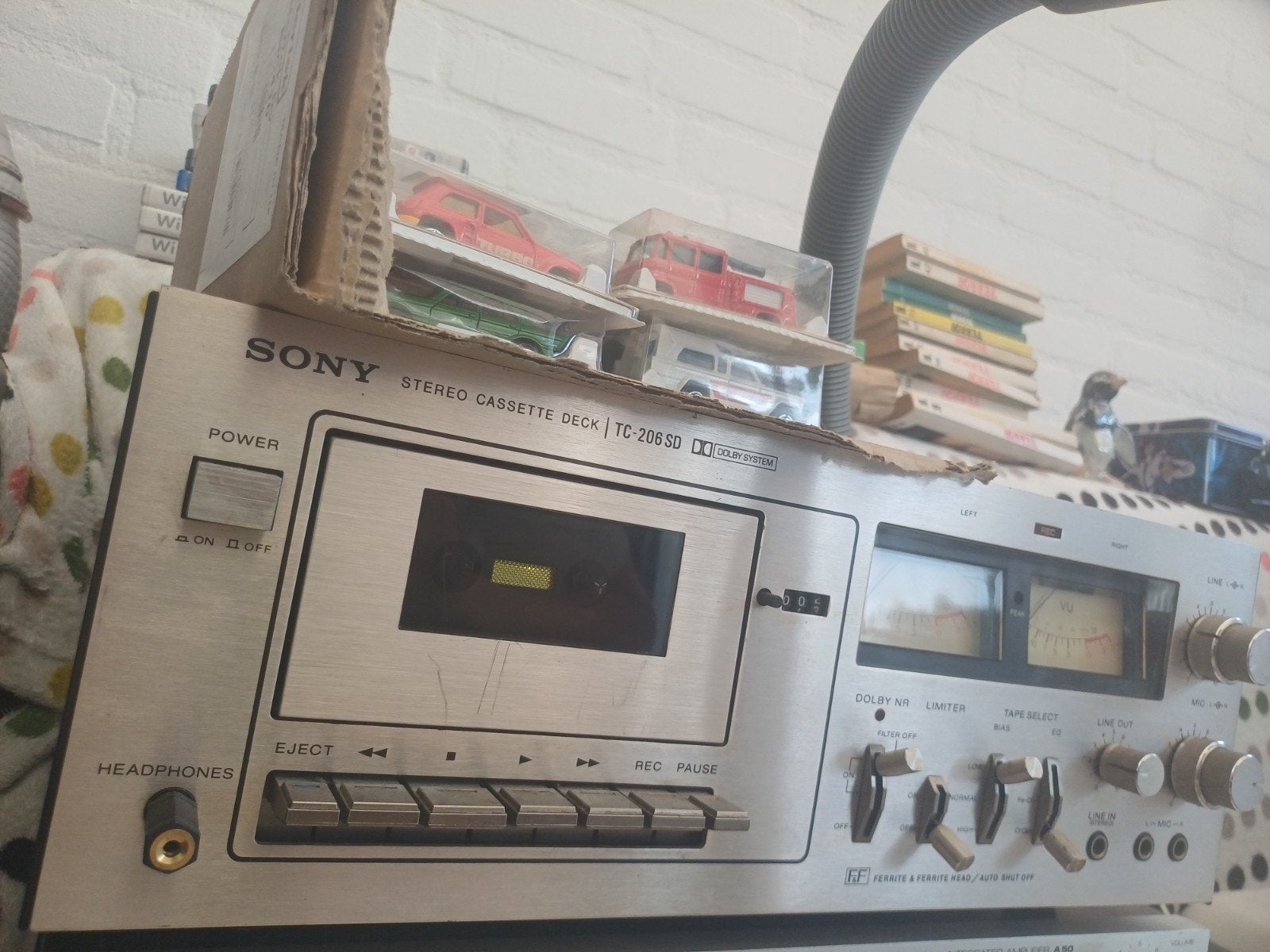 Sony TC-206SD stereo cassettedeck, Audio, Tv en Foto, Cassettedecks, Ophalen