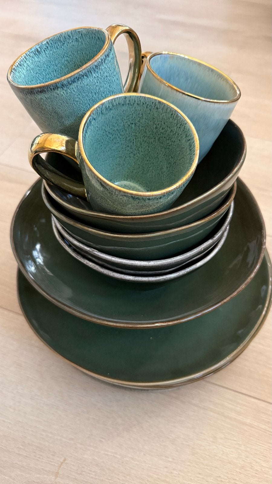 Servies Xenos - Borden, schaaltjes en mokken, Ophalen, Overige materialen, Gebruikt, Overige merken