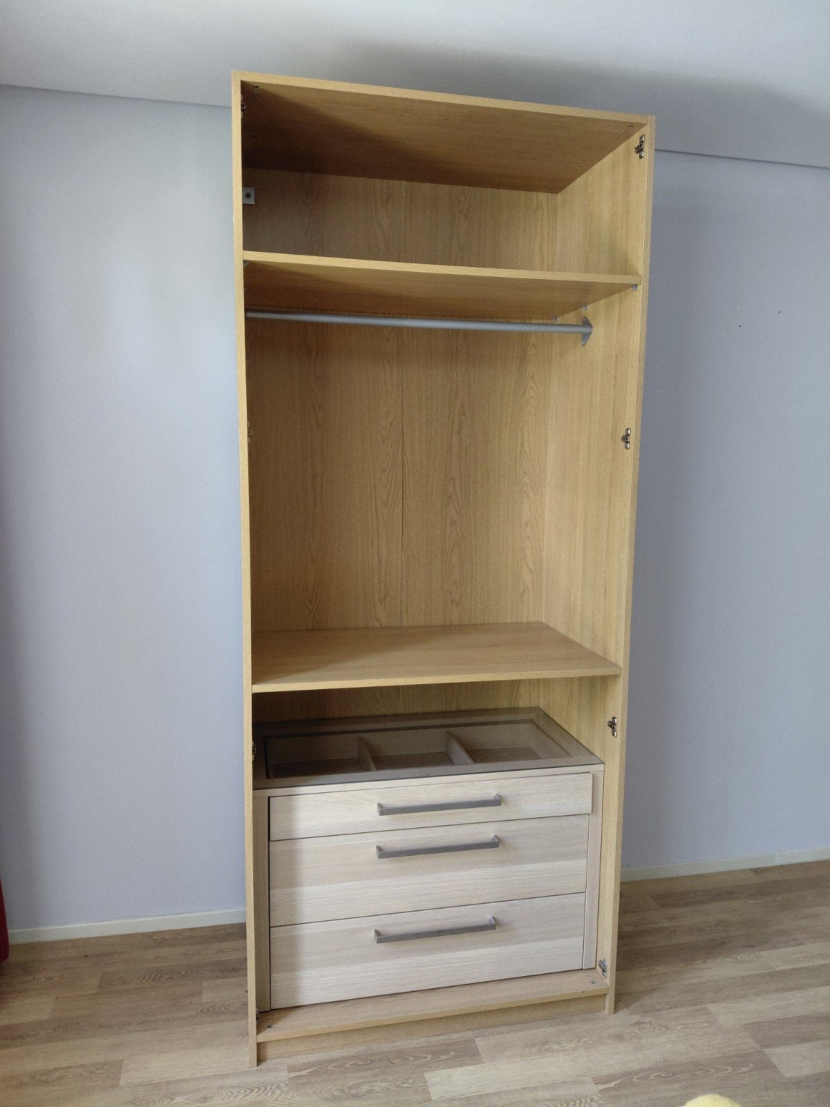 IKEA PAX Kledingkast 236x100x60 cm met lades . zonder deuren, Ophalen, 50 tot 75 cm, 200 cm of meer