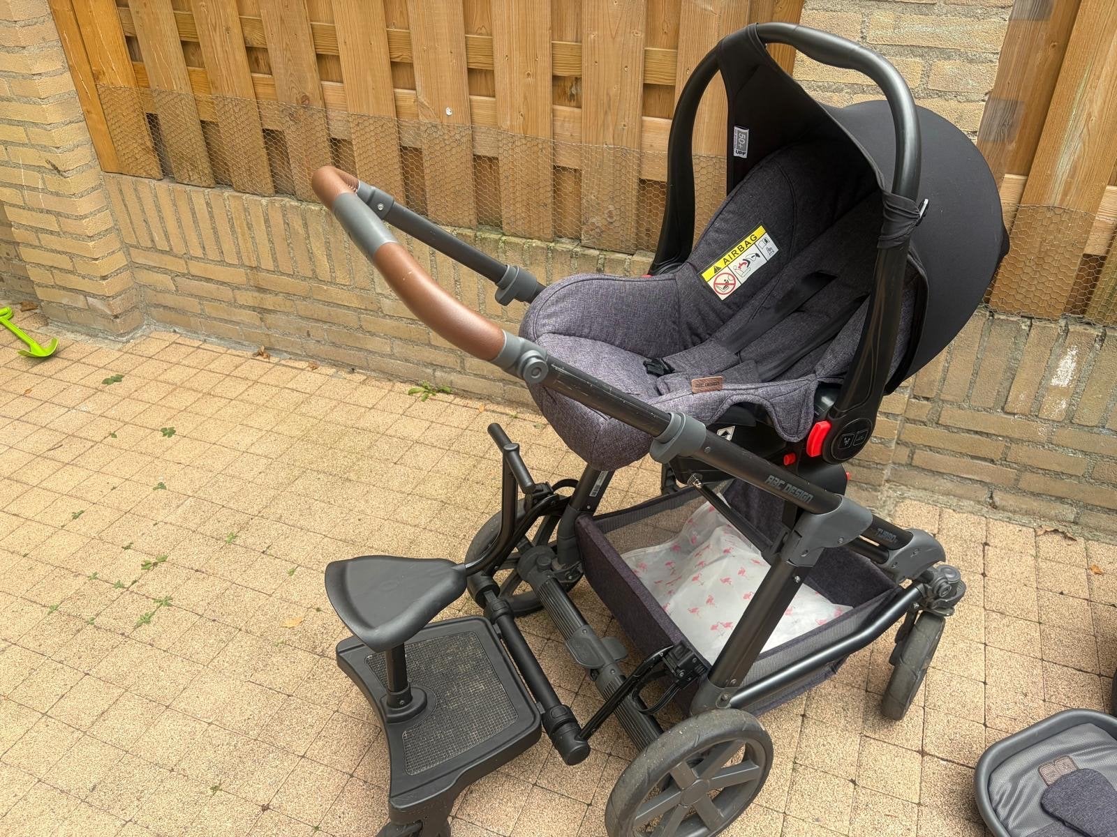 ABC Design Condor 3-in-1 Kinderwagen met autostoel en reiswi, Gebruikt, Combiwagen, Met autostoeltje, Ophalen