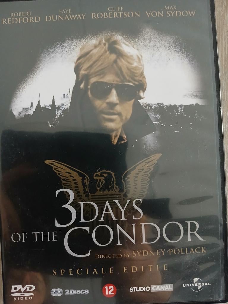 3 days of the condor - robert redford, Vanaf 16 jaar, Ophalen of Verzenden, Zo goed als nieuw