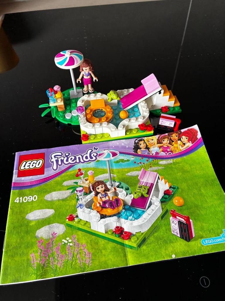 LEGO Friends 41090 Olivia's Zwembad, Ophalen of Verzenden, Gebruikt, Overige merken