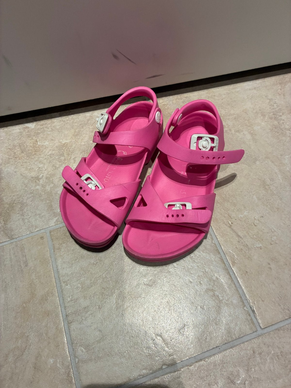 Roze birckenstock water sandalen maat 29, Ophalen of Verzenden, Gebruikt, Meisje, Schoenen