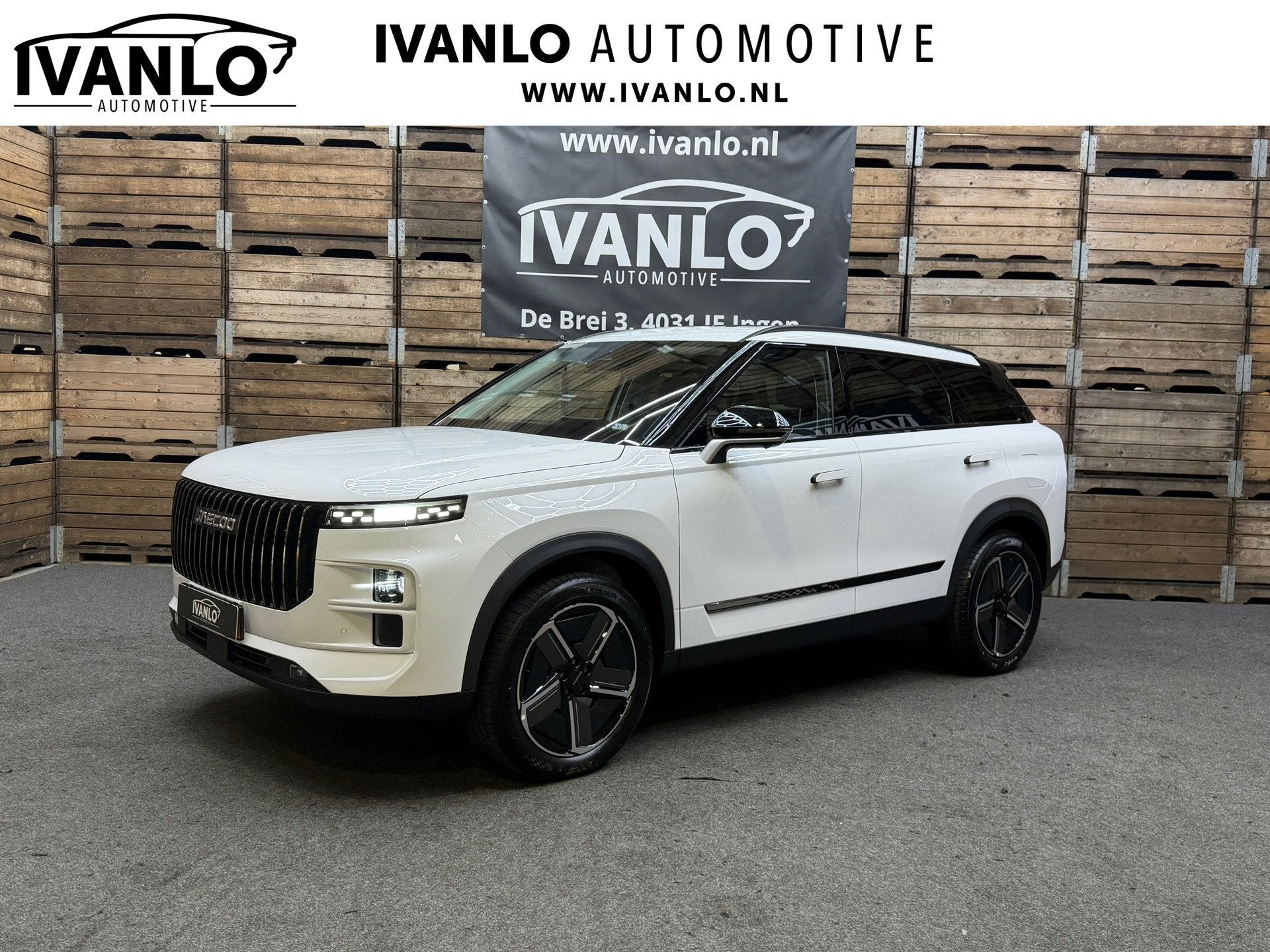 Jaecoo 7 1.5 GDI SHS-P Exclusive Pano Camera Clima Cruise 19, Auto's, Dealer onderhouden, Wit, Bedrijf, Automatische klimaatregeling