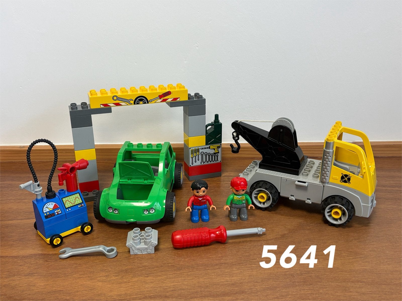 Duplo drukte in de garage Toolo 5641 (compleet) 1, Ophalen of Verzenden, Zo goed als nieuw, Complete set, Duplo