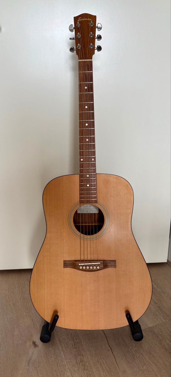 Eastman AC120 Handcrafted Western Gitaar met accessoires, Ophalen, Zo goed als nieuw, Western- of Steelstringgitaar