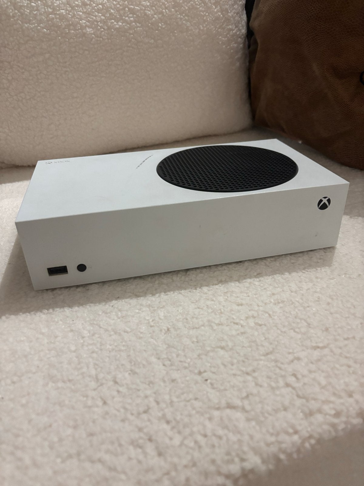 Xbox Series S met rode PowerA controller, Spelcomputers en Games, Ophalen, Zo goed als nieuw, Xbox Series S