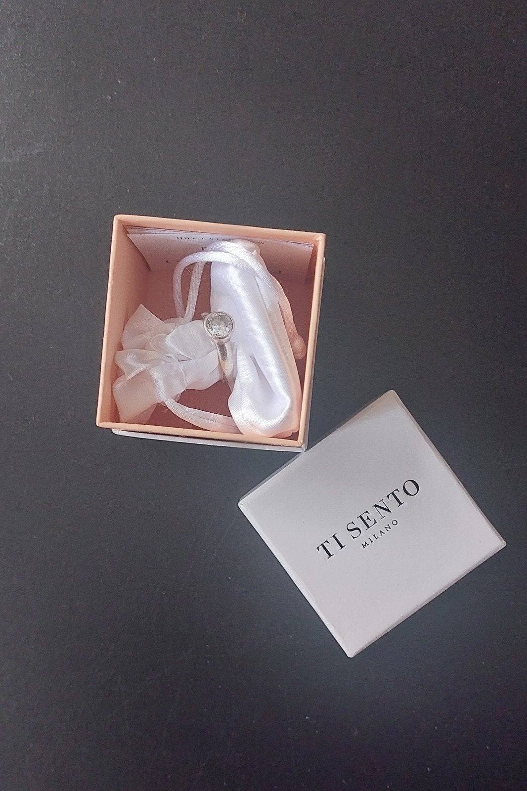 Ti Sento Milano Ring met Zirkonia Steen, Sieraden, Tassen en Uiterlijk, Ophalen of Verzenden