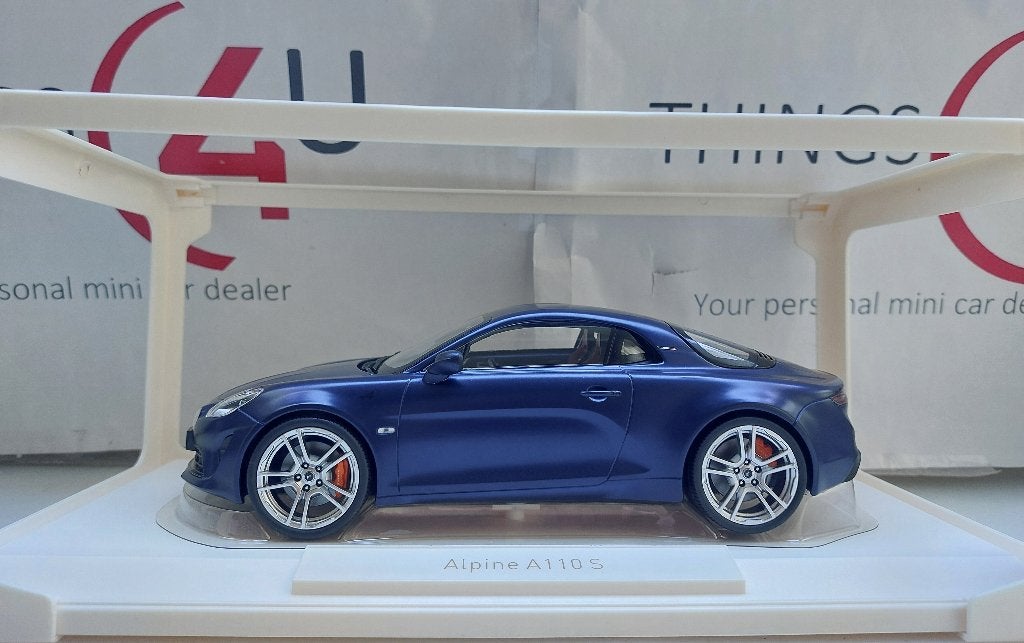 Norev 1:18 Alpine A110 S 2025 Matte Storm Blue nieuw, Ophalen of Verzenden, Nieuw, Auto, Norev