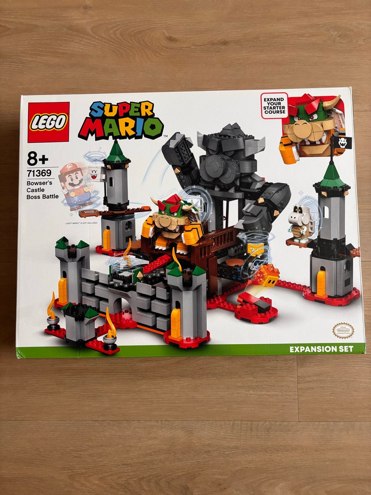 LEGO Super Mario 71369 Bowser's Castle Boss Battle, Lego, Ophalen of Verzenden, Zo goed als nieuw, Compleet