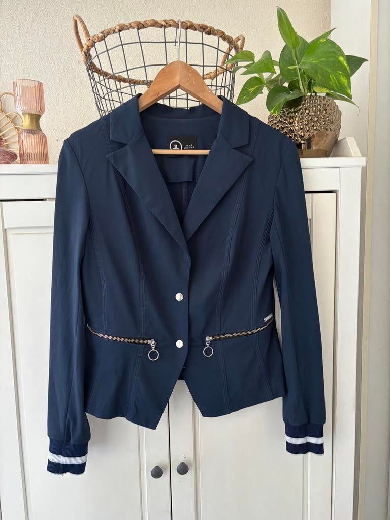 Jane Lushka travelstof jasje maat S, Ophalen of Verzenden, Zo goed als nieuw, Maat 36 (S), Blauw
