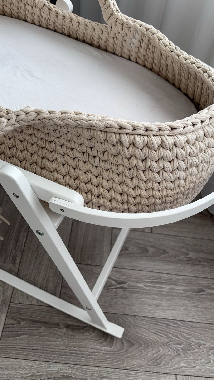 Babywieg + verschoonmand van babyluxury, Ophalen of Verzenden, Zo goed als nieuw, Ledikant