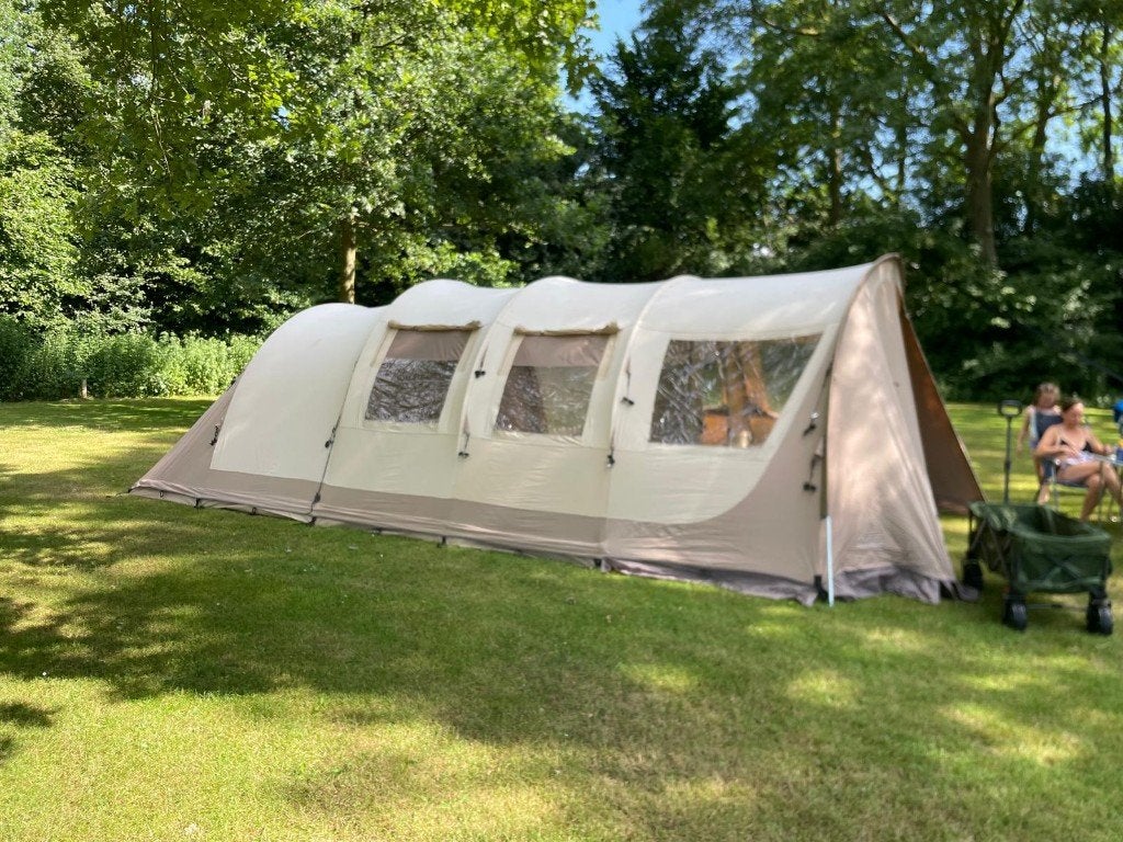 Ruime 6-persoons tent Bardani Villagrande 400, Caravans en Kamperen, Tenten, tot en met 6, Gebruikt, Ophalen