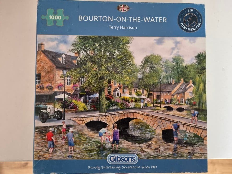 Gibsons Legpuzzel Bourton-on-the-Water 1000 stukjes, Ophalen of Verzenden, 500 t/m 1500 stukjes, Nieuw, Legpuzzel