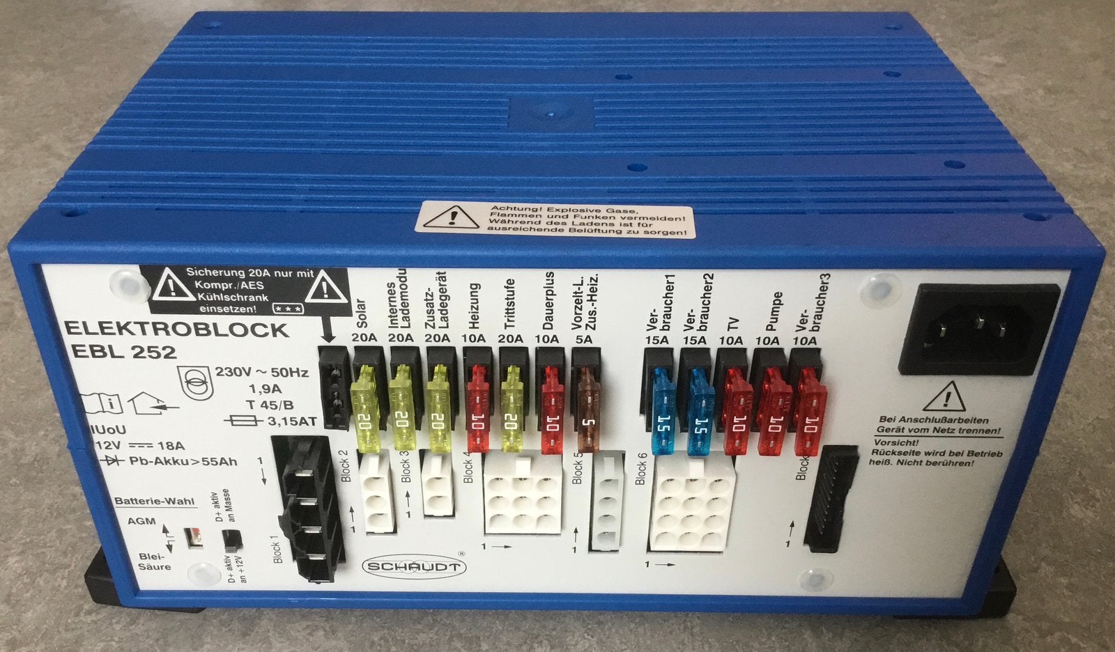 Schaudt EBL252 of EBL251 elektroblock, Schaudt, Zo goed als nieuw, Service@schaudt.de, Planckstr. 8 Markdorf