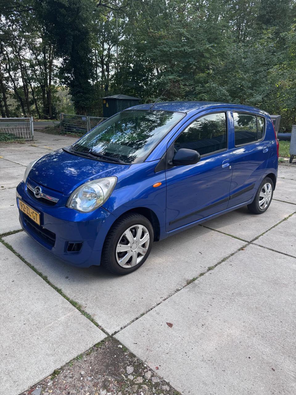 Daihatsu Cuore 1.0 5D AUT 2008 Blauw, Auto's, 600 kg, Zwart, 18 €/maand, Cuore