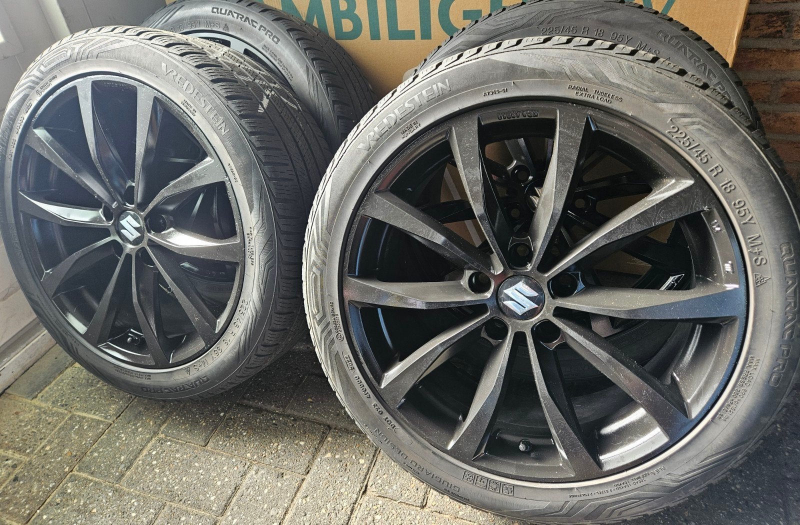 18 inch Suzuki Vitara Allseasonset 5x114.3 Vredestein TPMS, Ophalen, 18 inch, Banden en Velgen, All Season