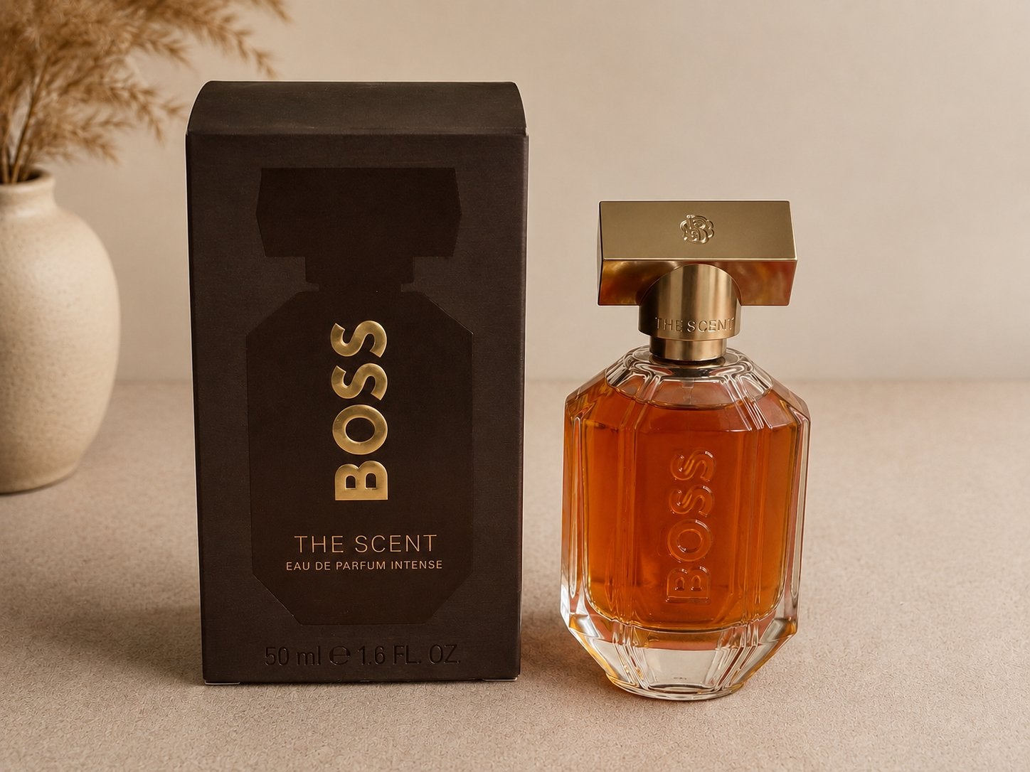 BOSS The Scent Eau de Parfum Intense 50 ML Zo goed als nieuw, Ophalen of Verzenden, Zo goed als nieuw