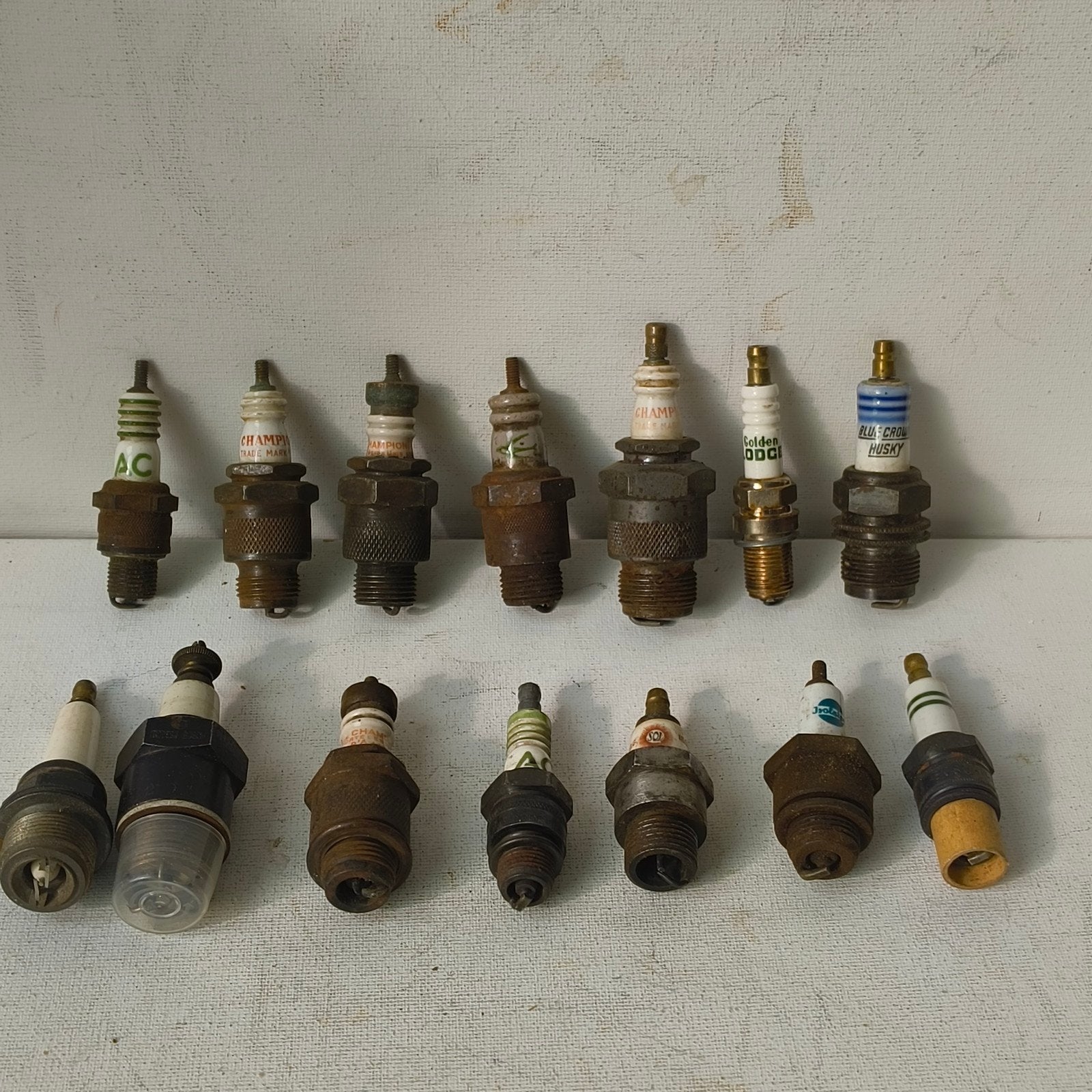 14 x Antieke Bougies Champion,A.C,Lodge etc, Verzamelen, Ophalen of Verzenden, Gebruikt