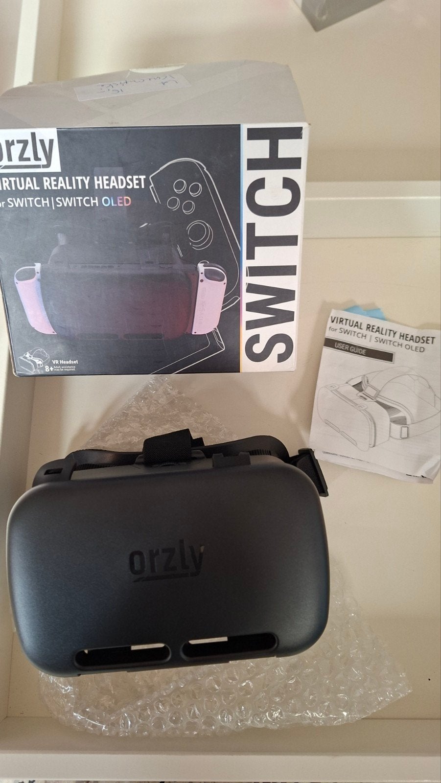 Orzly VR Headset voor Nintendo Switch / Switch OLED, Ophalen of Verzenden, Nieuw, VR-bril, Nintendo
