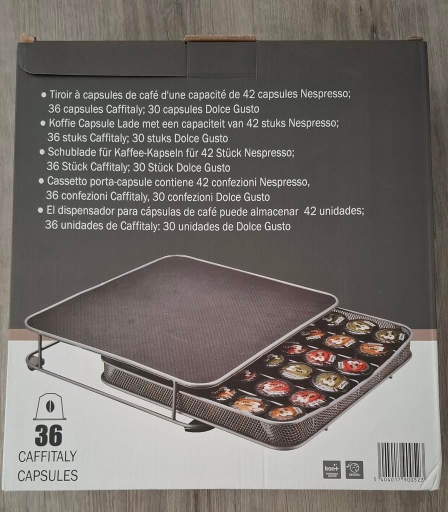 Koffie capsule houder, voor verschillende maten capsules, Ophalen, Nieuw