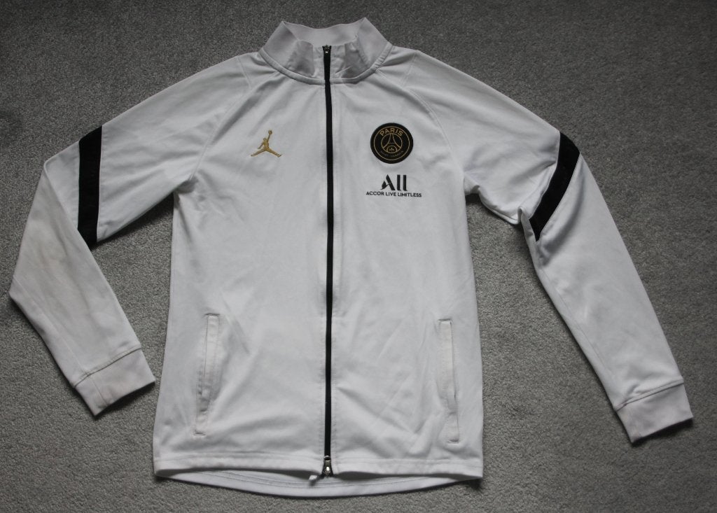 JORDAN trainingsjack PARIS SAINT GERMAIN maat 146 152 Piris, Ophalen of Verzenden, Zo goed als nieuw, Kleding