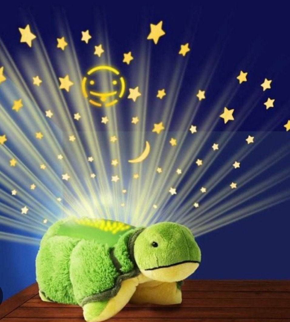 Pillow Pets Dream Lites Schildpad Sterrenprojector, Groen, Overige merken, Overige karakters, Met licht