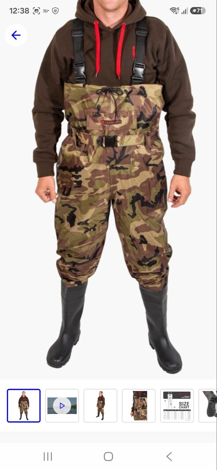 Ultimate Camo Waadpak - Nieuw - Maat 45, Ophalen of Verzenden, Nieuw, Kleding