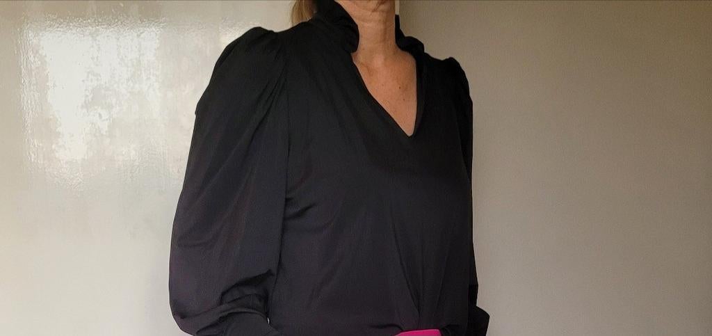 Studio Anneloes Rosella blouse XXL Zwart Travelstof, Studio Anneloes, Zwart, Maat 46/48 (XL) of groter, Ophalen of Verzenden